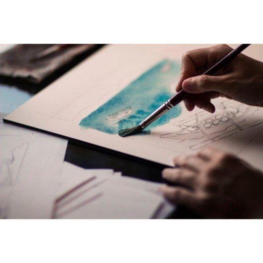 Scatola di Aquarelle Pelikan con 12 Colori Intensi e Pennello Incluso