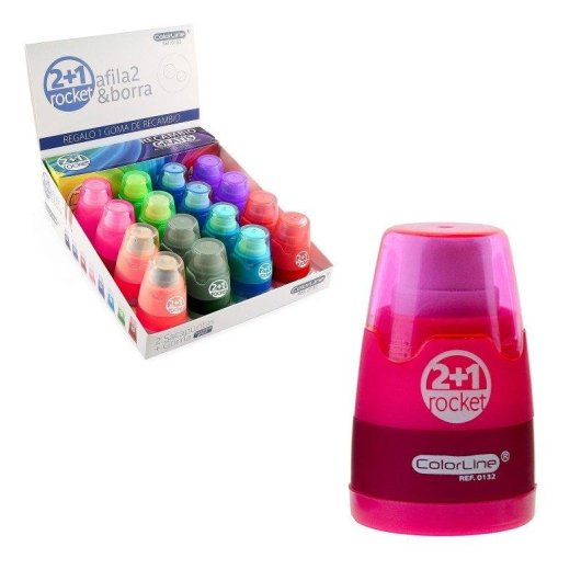 Kit Gomma e Temperino Sdi Rocket con Gomma di Ricambio