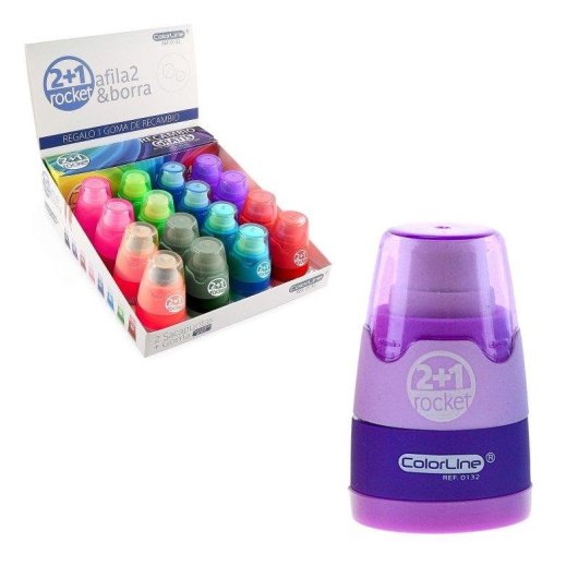 Kit Gomma e Temperino Sdi Rocket con Gomma di Ricambio