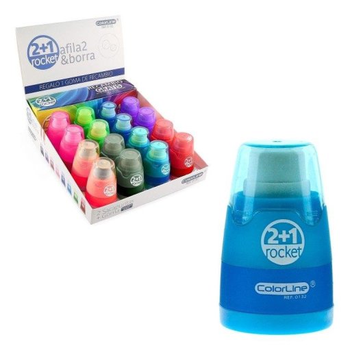 Kit Gomma e Temperino Sdi Rocket con Gomma di Ricambio