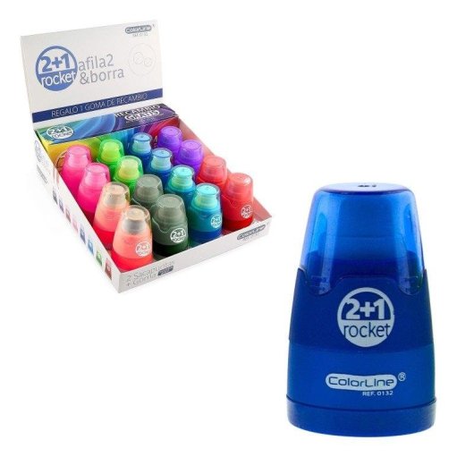 Kit Gomma e Temperino Sdi Rocket con Gomma di Ricambio