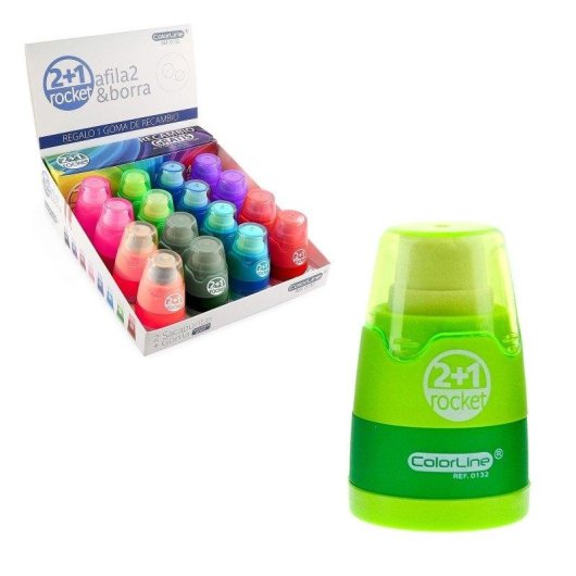 Kit Gomma e Temperino Sdi Rocket con Gomma di Ricambio