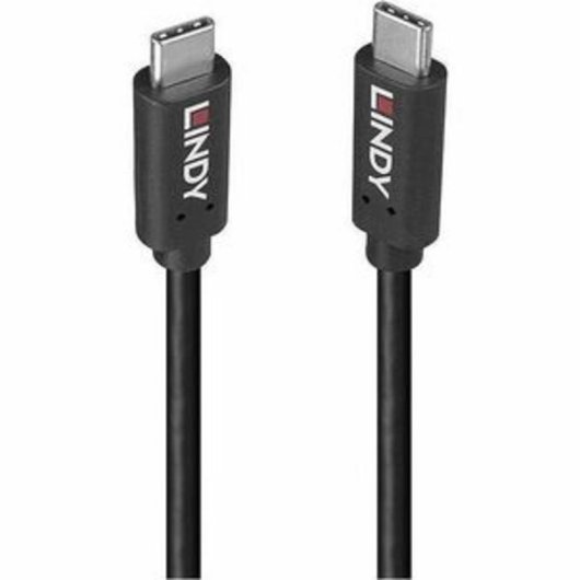 Cable USB Lindy 36975 1,5 m USB C a USB C 20 Gbit/s Negro