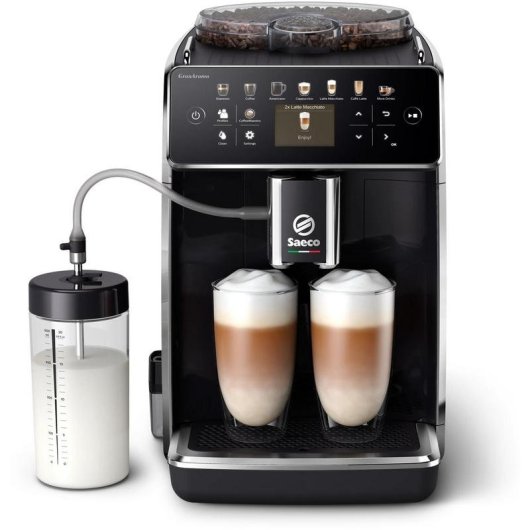 Cafetière expresso superautomatique Saeco 1,8 L 15 Bars 2 buses Gris