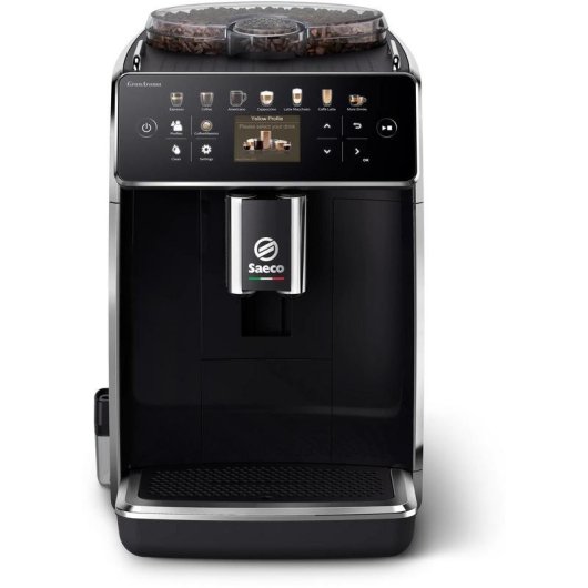 Cafetière expresso superautomatique Saeco 1,8 L 15 Bars 2 buses Gris