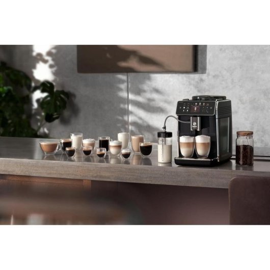 Cafetière expresso superautomatique Saeco 1,8 L 15 Bars 2 buses Gris