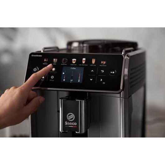 Cafetière expresso superautomatique Saeco 1,8 L 15 Bars 2 buses Gris