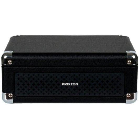 Lecteur CD Prixton Boogie Vintage 6W RMS Bluetooth Radio FM AUX Noir