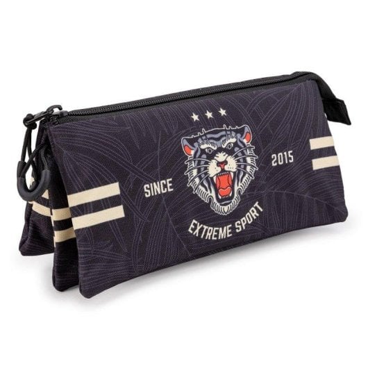 Astuccio Scolastico Triplo Portatodo Prodg Tiger Nero