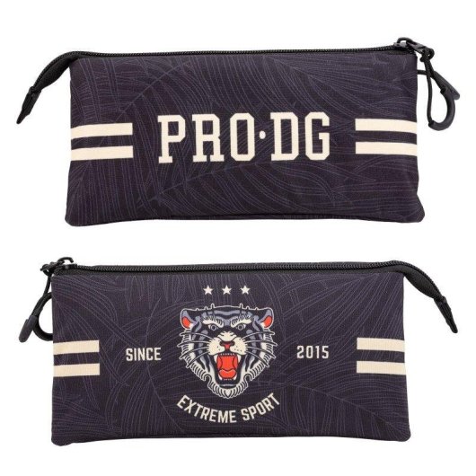 Astuccio Scolastico Triplo Portatodo Prodg Tiger Nero