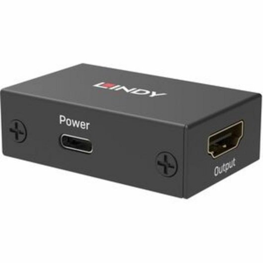 AV-Repeater Lindy 38391 8K 48 Gbit/s HDMI HDCP Schwarz