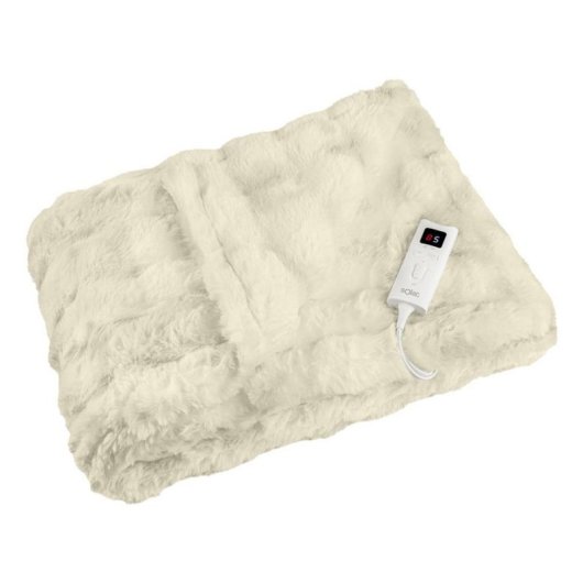 Manta eléctrica Solac Krakovia+ XXL 9 niveles de temperatura 140x180 cm lavable