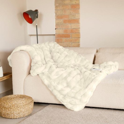 Manta eléctrica Solac Krakovia+ XXL 9 niveles de temperatura 140x180 cm lavable