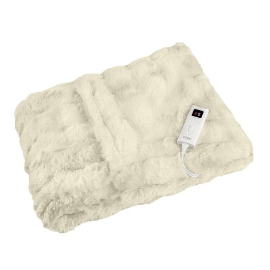 Manta eléctrica Solac Krakovia+ XXL 9 niveles de temperatura 140x180 cm lavable