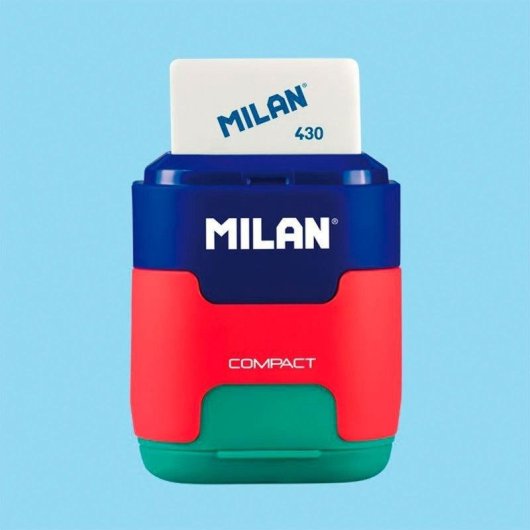 Afilaborra Milan Compact Serie Mix Multicolor con 2 Gomas de Recambio