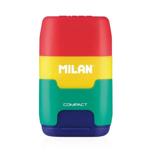 Afilaborra Milan Compact Serie Mix Multicolor con 2 Gomas de Recambio