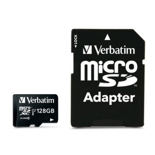 MicroSDXC Karte Verbatim Premium 128 GB Klasse 10 UHS-I 45 MB/s