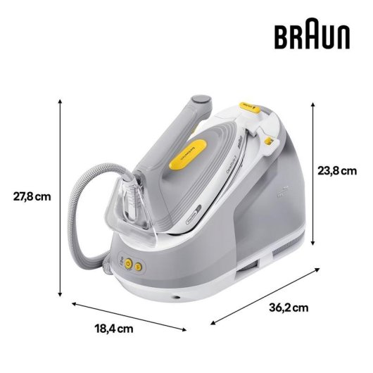 Estação de engomar Braun CareStyle 3 IS 3231 2200 W 460 g/min EloxalPlus