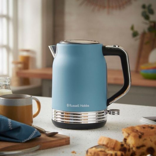 Wasserkocher Russell Hobbs Hanley Retro Blue 1,7 L 2400 W Schwarz/Blau