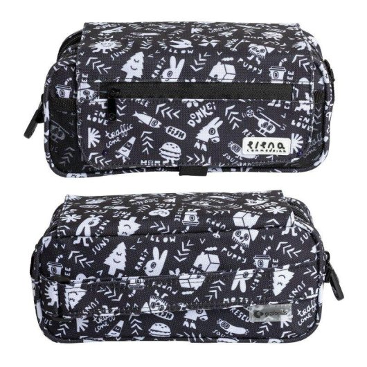 Estuche Escolar Triple ColePack Design Grafoplás con 40 Utensilios Incluidos