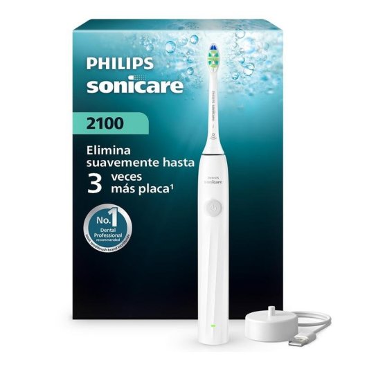 Cepillo de Dientes Sónico Philips Sonicare 2100 HX4021/01 1 Modo 1 Cabezal Temporizador