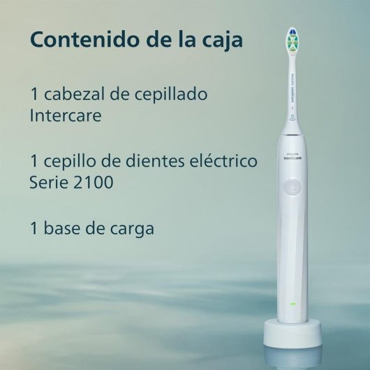 Cepillo de Dientes Sónico Philips Sonicare 2100 HX4021/01 1 Modo 1 Cabezal Temporizador