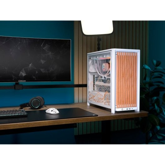 Torre PC Corsair FRAME 4000D Wood RS blanco roble modular Dune Edition By PcCom
