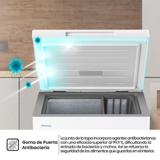 Congelador Hisense FT145N1AWDL 141 L Clase D 4 Estrellas Blanco