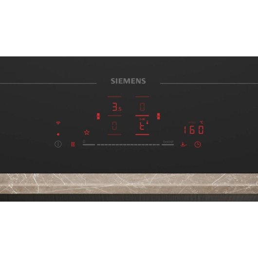 Placa Inducción Siemens EX61AHYC1E iQ700 4 Zonas 59.2 cm Negro