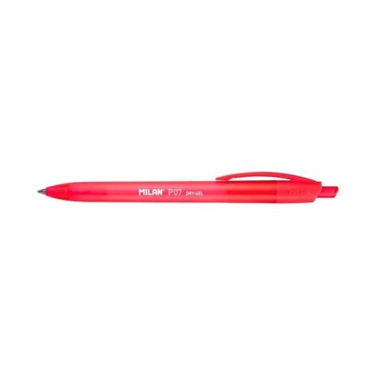 Cassetta espositiva di 25 penne Milan P07 Dry-gel rosse