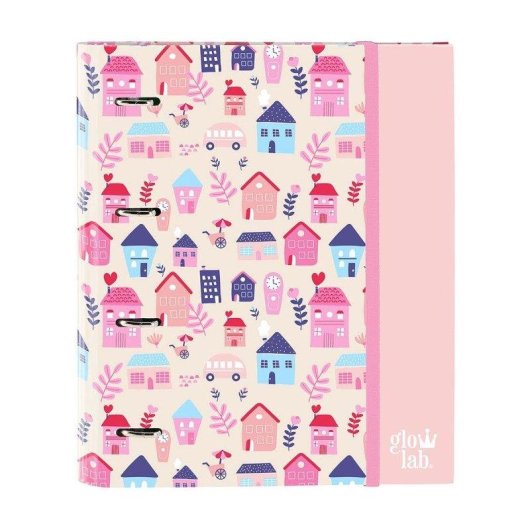 Carpeta de Anillas A4+ Safta Welcome Home con 4 Separadores y 100 Hojas Cuadriculadas