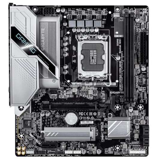 Motherboard Gigabyte H810M GAMING WIFI6 Intel H810 LGA1851 DDR5 Micro-ATX 2.5GbE M.2