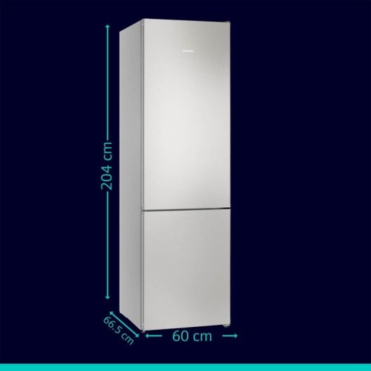 Frigorífico Combi Siemens iQ300 Total No Frost 203cm 363L C Acero inoxidable