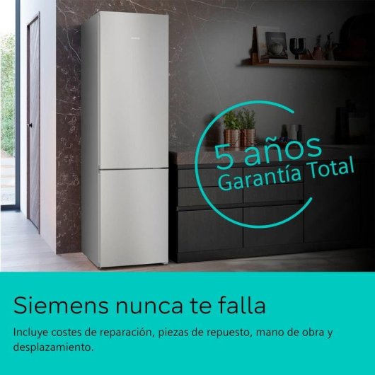 Frigorífico Combi Siemens iQ300 Total No Frost 203cm 363L C Acero inoxidable