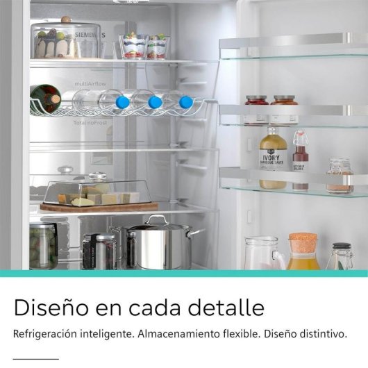 Frigorífico Combi Siemens iQ300 Total No Frost 203cm 363L C Acero inoxidable