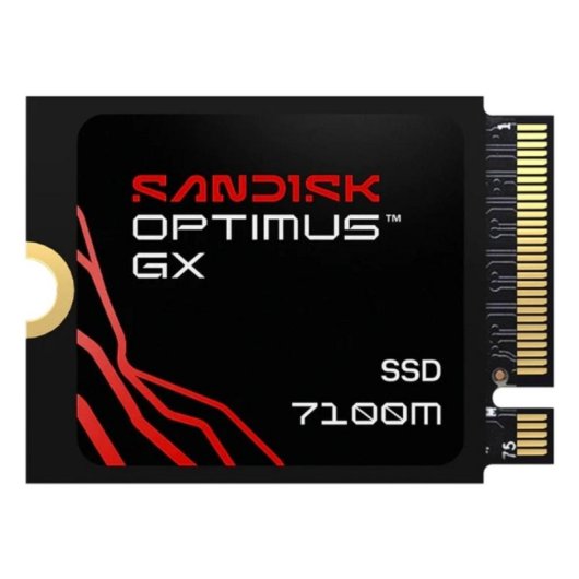 Disco Duro WD Optimus GX 7100M 1TB M.2 PCIe 4.0 NVMe 7250MB/s Gaming