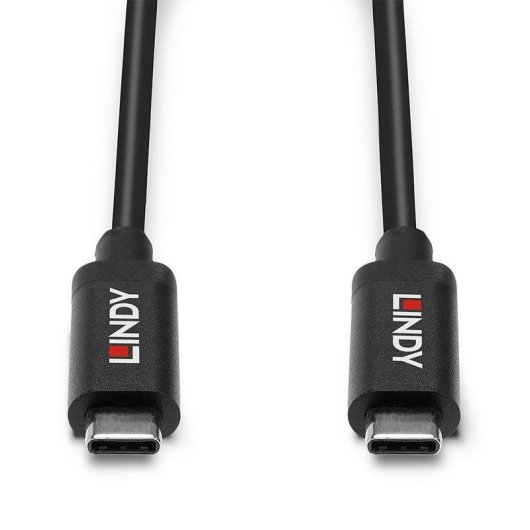 Cable USB C Lindy 43308 5 m USB 3.2 Gen 2 10 Gbit/s Negro