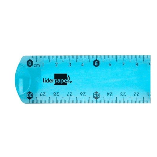 Regla Plástico Flexible 30 cm Liderpapel