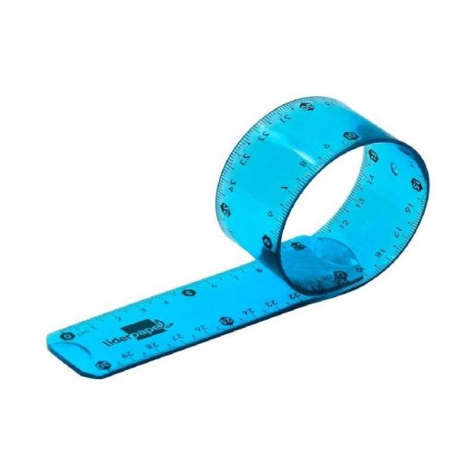 Regla Plástico Flexible 30 cm Liderpapel