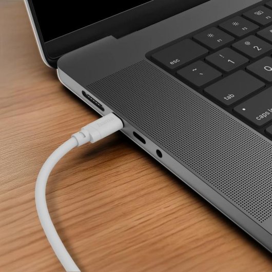 Cable Hama USB-C a Lightning 1 m Blanco