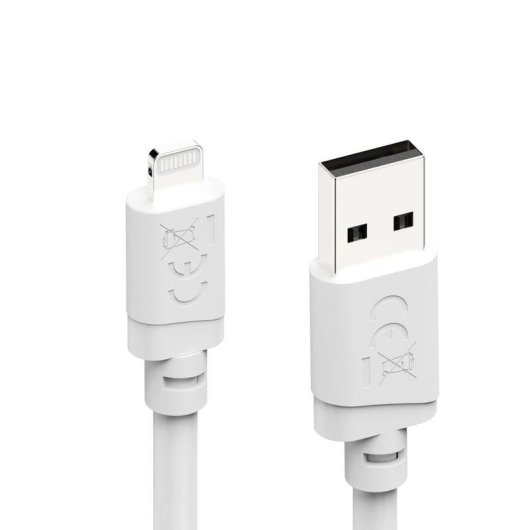Cable Lightning Hama 3 m USB A Macho Blanco