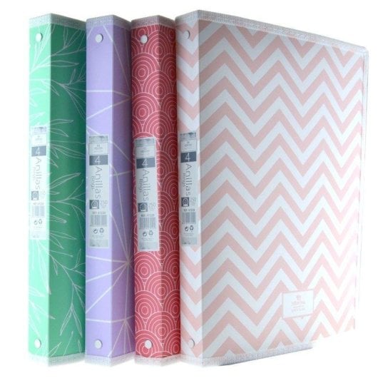 Officebox North Glace Ringbuch A4 mit Innentasche Grün