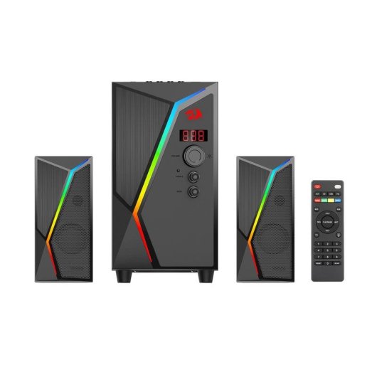 Altavoces Redragon ANVIL PRO 2.1 Bluetooth 25W con graves y RGB dinámico