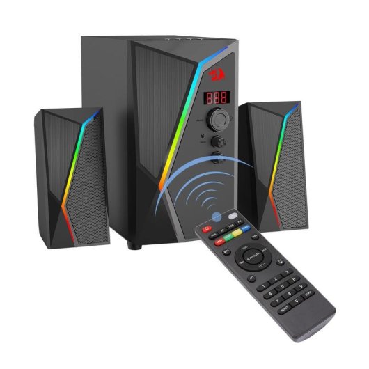 Altavoces Redragon ANVIL PRO 2.1 Bluetooth 25W con graves y RGB dinámico