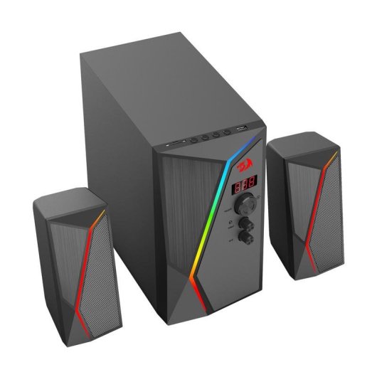 Altavoces Redragon ANVIL PRO 2.1 Bluetooth 25W con graves y RGB dinámico