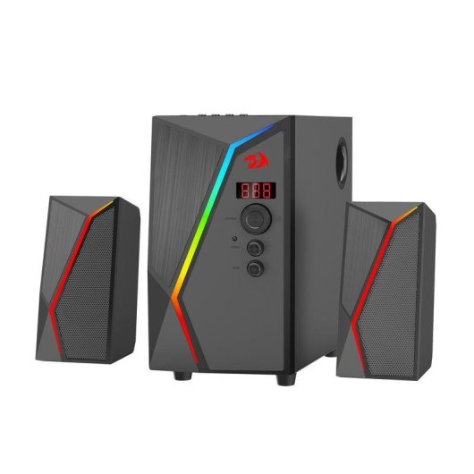 Altavoces Redragon ANVIL PRO 2.1 Bluetooth 25W con graves y RGB dinámico