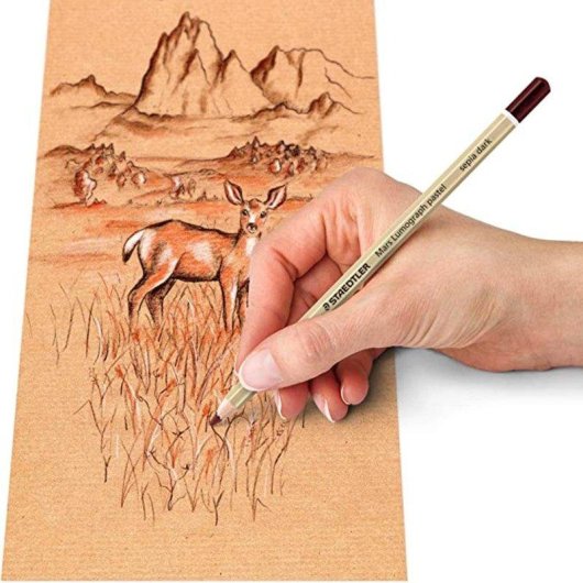 Lapis de Pastel Staedtler Mars Lumograph Design Journey Caixa de 6