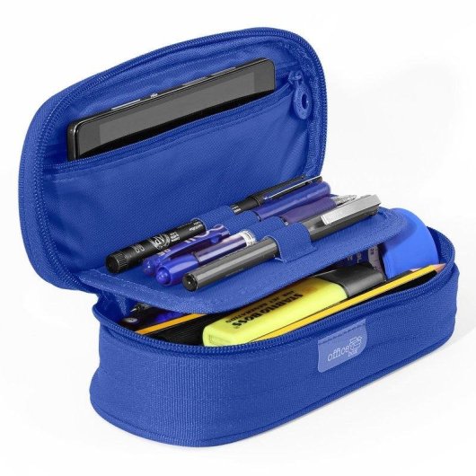 Borsa Scolastica Ovalata Multiuso Officebox Blu Scuro