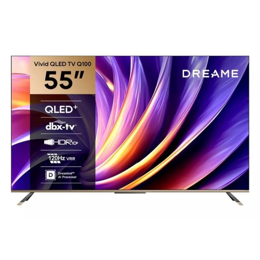 TV Dreame QLED 55Q100 55" 4K UltraHD 120Hz Smart TV Google TV HDR10+ Dolby Vision
