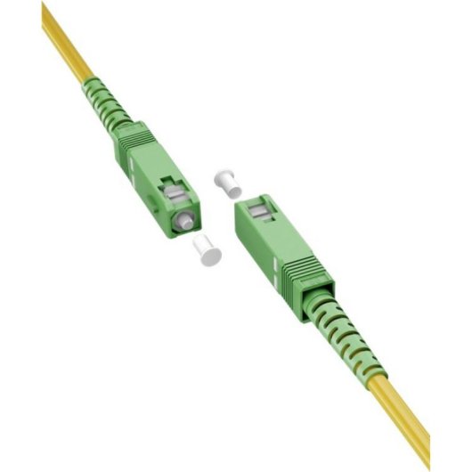 Cabo Fibra Óptica Goobay 20 m SC-APC a SC-APC FTTH OS2 Monomodo